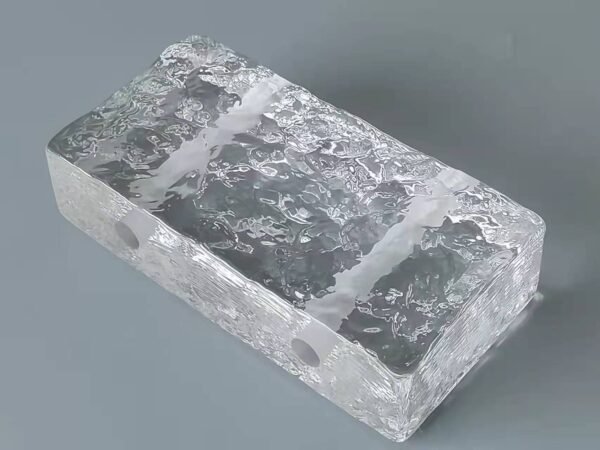 solid glass brick