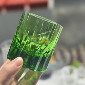 crystal glass cup
