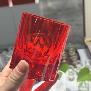 crystal glass cup